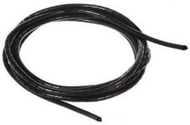 Maclean Cable Shielding 3m - 5mm to 6mm Black