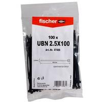 Fischer Cable Ties UBN 2.5 mm x 100 Black
