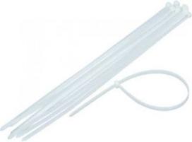 nailoninis tinklas - Gembird Cable Ties 100pcs White - 1 nuotrauka