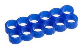 E22 Stealth Cable Comb 12 Slots 4mm Blue
