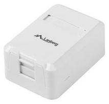 Lanberg Surface Mount Box For Keystone Modules 1-port White