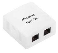 Lanberg UTP Data Box  2x RJ45 Unshielded