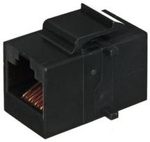 rj45 connector - A-Lan Modular Coupler RJ45-RJ45 Black - 1 nuotrauka