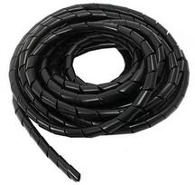 spiralinius laidas - Maclean Cable Shielding 3m Black - 1 nuotrauka