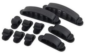 laido laikiklis - LogiLink Cable Fastener Set Black - 1 nuotrauka