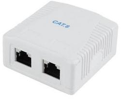 Gembird Surface Mount Box CAT6 FTP 2-port