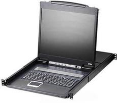 komutatorius aten - ATEN CL1308N-ATA-AG 8-PORT PS/2 VGA 17'' LCD KVM SWITCH - 1 nuotrauka