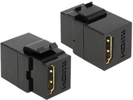 Delock Keystone HDMI Female / HDMI Female Black