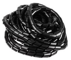 InLine Cable Shielding 25mm x 10m Black