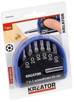 Kreator TORX Screwdriver Bit Set 7pcs