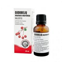 GUDOBELIŲ SKYSTASIS EKSTRAKTAS VALENTIS, 25 ml su lašintuvu, geriamieji lašai (tirpalas), N1
