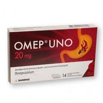kapsules - Omep Uno, 20mg, skrandyje neirios kietosios kapsulės, N14 - 2 nuotrauka