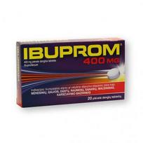 tabletes - IBUPROM, 400mg, plėvele dengtos tabletės, N20 - 2 nuotrauka