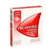 pleistras rukymui - NICORETTE INVISIPATCH, 10mg/16h, transderminis pleistras, N7 - 1 nuotrauka