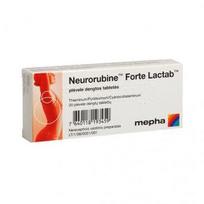 nemiga - Neurorubine Forte Lactab, plėvele dengtos tabletės, N20 - 2 nuotrauka