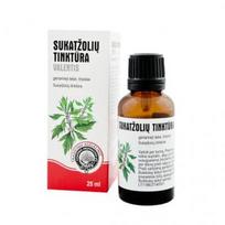 SUKATŽOLIŲ TINKTŪRA VALENTIS, 25 ml su lašintuvu, geriamieji lašai, tirpalas, N1
