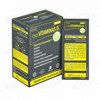bioVITAMINAS D3, nuo 6 m., 20 pakelių