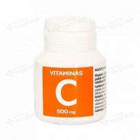 VITAMINAS C, 500 mg, 50 tablečių