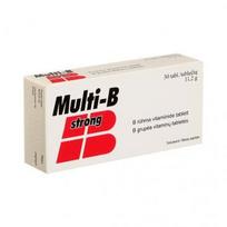 b vitamino - MULTI-B STRONG, 30 tablečių - 2 nuotrauka