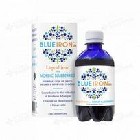 BLUEIRON skystoji geležis, mėlynių skonio, 330 ml
