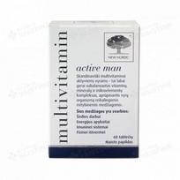 MULTIVITAMIN multivitaminai vyrams ACTIVE MAN, 60 tablečių