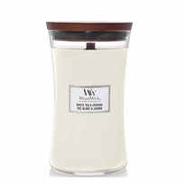 WoodWick White Tea & Jasmine aromatinė žvakė - 609,5 g.