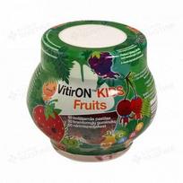 vitiron - VITIRON KIDS FRUITS, 50 kramtomųjų guminukų - 2 nuotrauka