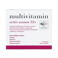 MULTIVITAMIN ACTIVE WOMAN 55+, 90 tablečių
