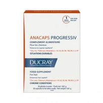 DUCRAY ANACAPS PROGRESSIV, 30 kapsulių
