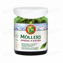 omega 3 papildai - MÖLLER'S OMEGA-3 EKSTRA, 76 Kapsulės - 2 nuotrauka
