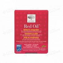 RED OIL krilių aliejus, nuo 11 m., 590 mg, 60 kapsulių