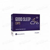 papildai miegui - GOOD SLEEP CAPS, 30 kapsulių - 2 nuotrauka