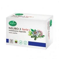 miego kapsul - NEURO-3 FORTE PLIUS, 30 kapsulių - 2 nuotrauka