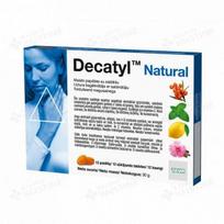 DECATYL NATURAL, 12 pastilių