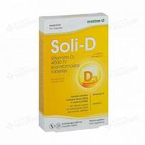 SOLI-D, ananasų skonio, 20 kramtomųjų tablečių