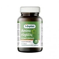 LIFEPLAN AMINO RŪGŠČIŲ KOMPLEKSAS SU CINKU, 30 tablečių