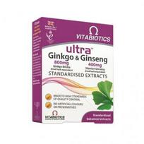 geris - ULTRA GINKGO & GINSENG, 60 tablečių - 2 nuotrauka