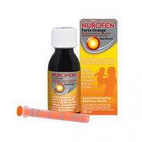 Nurofen Forte Orange, 40mg/ml, 100 ml ir geriamasis švirkštas, geriamoji suspensija, N1
