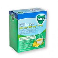 TRIFLUNEX, 500mg+200mg+10mg, milteliai geriamajam tirpalui, N10