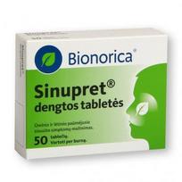 SINUPRET, dengtos tabletės, N50