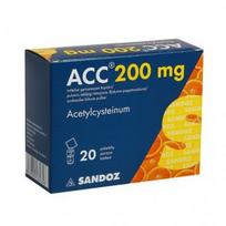 ACC, 3 g, 200 mg, milteliai geriamajam tirpalui, N20