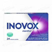 INOVOX MENTHOL, 2 mg / 0,6 mg / 1,2 mg, kietosios pastilės, N24