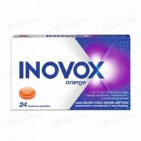 INOVOX ORANGE, 2 mg / 0,6 mg / 1,2 mg, kietosios pastilės, N24