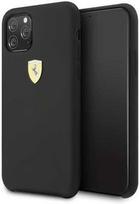 iphone 11 silicone case - Ferrari FESSIHCN65BK Back Case For Apple iPhone 11 Pro Max Black - 1 nuotrauka