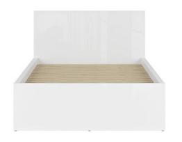 Black Red White Tetrix Bed A 120x200cm Gloss White