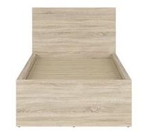 Black Red White Tetrix Bed A 90x200cm Sonoma Oak