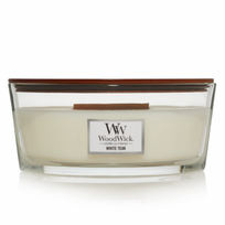 woodwick zvakes 275 g - Kvapioji žvakė WoodWick White Teak, 275 g - 2 nuotrauka