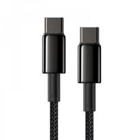 usb type c to usb 2.0 - Baseus Tungsten Gold Type-C to Type-C 100W, 1m Black - 3 nuotrauka