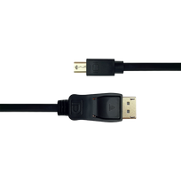 displayport deltaco - DELTACO DisplayPort - miniDisplayPort, 4K UHD, 1m, juodas / 00110005 - 2 nuotrauka