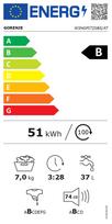 senukai skalbimo masinos - Gorenje W3NGPI72SBS - 4 nuotrauka